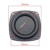 2 Pack 4 Inch 105mm Woofer Vibrating Membrane Iron Rubber Vibration Diaphragm Plate Replacement Passive Radiator Film for Bass Speaker Subwoofer Loudspeaker Audio DIY Repair view 2