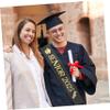 PRETYZOOM 4pcs Graduation Stoles for Class of Lightweight Fabric Sashes for High School and College Celebrations and Comfortable Design for Graduation Parties and Events view 4