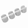 4pcs Booster Aluminum Alloy Power/Speaker Cable Riser AC Power Wire Stabilizer Audio Cord Holder Crimp Cable Holder Pin (Silver) view 4