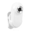 1080P Thumb Action Camera, Mount Anywhere, Small Body Camera with Back Clip, Portable Vlogging Camera, Helmet Camera for Cycling (White) view 1