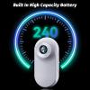 1080P Thumb Action Camera, Mount Anywhere, Small Body Camera with Back Clip, Portable Vlogging Camera, Helmet Camera for Cycling (White) view 4