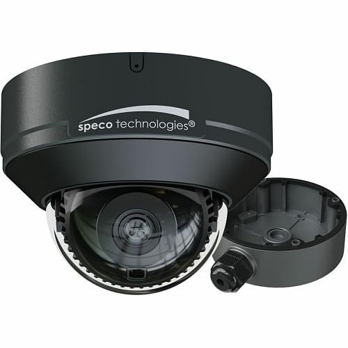 Speco Technologies O4ID2 Intensifier 4MP Outdoor IP Dome Camera with 2.8mm Lens, Gray