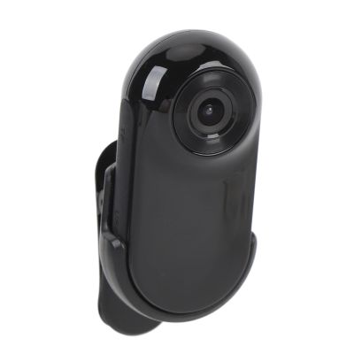 1080P Thumb Action Camera, Mount Anywhere, Small Body Camera with Back Clip, Portable Vlogging Camera, Helmet Camera for Cycling (Black)