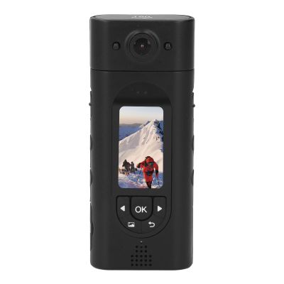 VBESTLIFE Body Worn Camera, Portable 1080P HD Wearable Cam with 1.47inch Screen, 140 Wide View Angle, Back Clip and Magnetic Design, for Home, Outdoor
