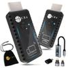 CR4 Wireless HDMI Transmitter and Receiver, Low-Latency 5G, Plug & Play, 4K In/1080P Out, Extender Kit to Stream Video/Audio from PC/Laptop/USB-C Phone (Like iPhone 15 or Newer) to Monitor/TV (Black) view 1