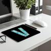 TUBBIE BASIC Mouse Pad Doodle Nurse Initial Letters Mousepad Desktop Laptop Computer Accessories Home Office Gaming Work Desk Computer Non-Slip Rubber Nurse Pattern Doodle A-Z Mousepad (V) view 2