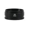 0.3X/0.5X/0.7X/0.75X/1.5X/2X Trinocular Binocular Stereo Microscope Auxiliary Objective Lens M48 Mount Barlow Glass(2X) view 1