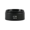 0.3X/0.5X/0.7X/0.75X/1.5X/2X Trinocular Binocular Stereo Microscope Auxiliary Objective Lens M48 Mount Barlow Glass(0.75X) view 1