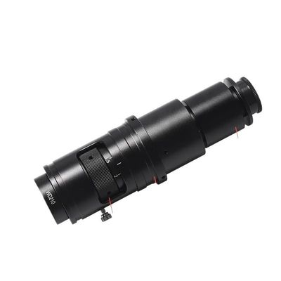 4K UHD 60FPS Industrial Camera IMX 334 Electronic Autofocus 180X Zoom Digital Microscope for Phone Repair PCB Soldering(120X Parfocal Lens)