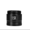 0.3X/0.5X /0.7X/ 1.5X/2X Barlow Auxiliary Objective Glass Lens for 10A C-Mount Lens Industrial Video Microscope Objective(1.5X) view 1