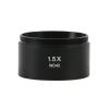 0.3X/0.5X/0.7X/0.75X/1.5X/2X Trinocular Binocular Stereo Microscope Auxiliary Objective Lens M48 Mount Barlow Glass(1.5X) view 1