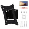 AEMALL Universal TV Wall Mounted Bracket 75/100mm Pitch Fixed Flat TV Frame Stand Holder Tilt Angle for 14-26inch LCD LED Vesa Monitor view 2
