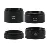 0.3X/0.5X/0.7X/0.75X/1.5X/2X Trinocular Binocular Stereo Microscope Auxiliary Objective Lens M48 Mount Barlow Glass(0.5X 0.7X 1X 2X) view 1