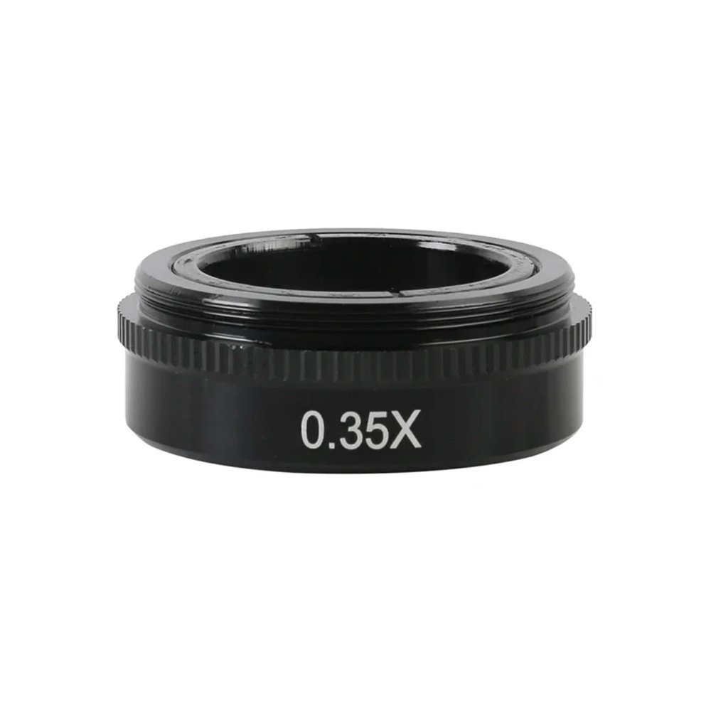 0.3X 0.35X 0.5X 0.75X 1X 2.0X Auxiliary Objective Lens for 120X/180X/200X/300X/500X C-Mount Industrial Zoom Lens(0.35X)
