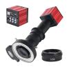 51MP 60FPS Microscope Camera 180X Lens HDMI USB 1080P Industrial Electronic Digital Microscope for Phone Repair PCB Soldering(Red Camera Full kit) view 2