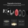 Fragolucyou Wireless Bluetooth Headphones-Colorful Lights,Foldable,Bluetooth 5.0,10 m Range,Stereo Surround,Built-in Microphone,Comfortable affixed Ears (white1) view 3