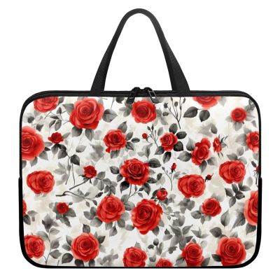 17 Inch Laptop Bag Laptop Case for Women Computer Carrying Case Laptop Sleeve Bag Gifts for Mather PC Handbag Carrying Case Briefcase for Lady(Rose)