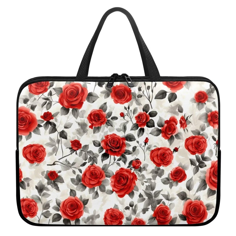 17 Inch Laptop Bag Laptop Case for Women Computer Carrying Case Laptop Sleeve Bag Gifts for Mather PC Handbag Carrying Case Briefcase for Lady(Rose)