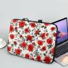 17 Inch Laptop Bag Laptop Case for Women Computer Carrying Case Laptop Sleeve Bag Gifts for Mather PC Handbag Carrying Case Briefcase for Lady(Rose) view 2