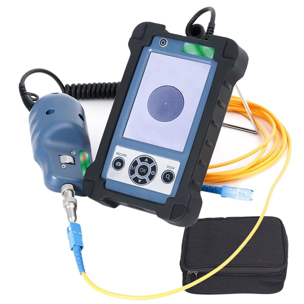 Dandanm 400X Fiber Optic Inspection Probe Kit, Handheld Fiber Microscope 3.5 inch LCD Display