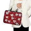 15 15.6 17 17.3 inch Neoprene Laptop Computer PC Handbag Carrying Case Laptop Sleeve Bag Compatible with Most Laptop Notebook(HeartsRed) view 4
