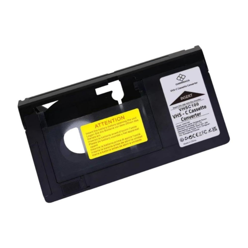 FVDPWYE VHS C Tape Cassette Adapter VCR Player Video Cassette Player for Camcorders
