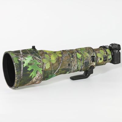 CHASING BIRDS Lens Camouflage Waterproof Coat for Nikon Z 400mm f/2.8 TC VR S Rainproof Lens Protective Cover Version IV (Jungle Camouflage, with Z 1.4X & 2X)