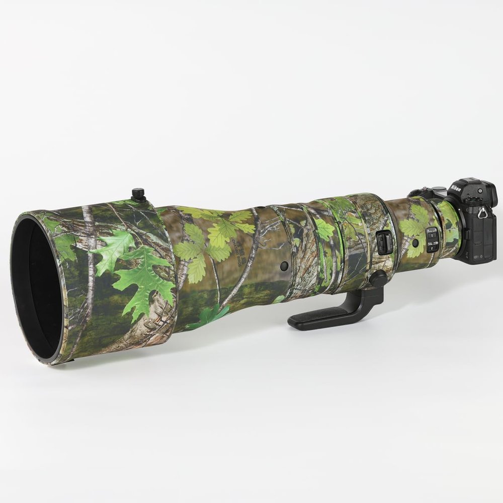 CHASING BIRDS Lens Camouflage Waterproof Coat for Nikon Z 400mm f/2.8 TC VR S Rainproof Lens Protective Cover Version IV (Jungle Camouflage, with Z 1.4X & 2X)
