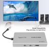 USB 3.0 Switch, USB Switcher 2 Computers Share 3 USB 4K 60Hz for PC Mouse Keyboard Printer Scanner, 1 Type C PD100W 5A 20V, USB KVM Switch Selector Compatible with Windows, Mac view 3