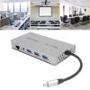USB 3.0 Switch, USB Switcher 2 Computers Share 3 USB 4K 60Hz for PC Mouse Keyboard Printer Scanner, 1 Type C PD100W 5A 20V, USB KVM Switch Selector Compatible with Windows, Mac view 4