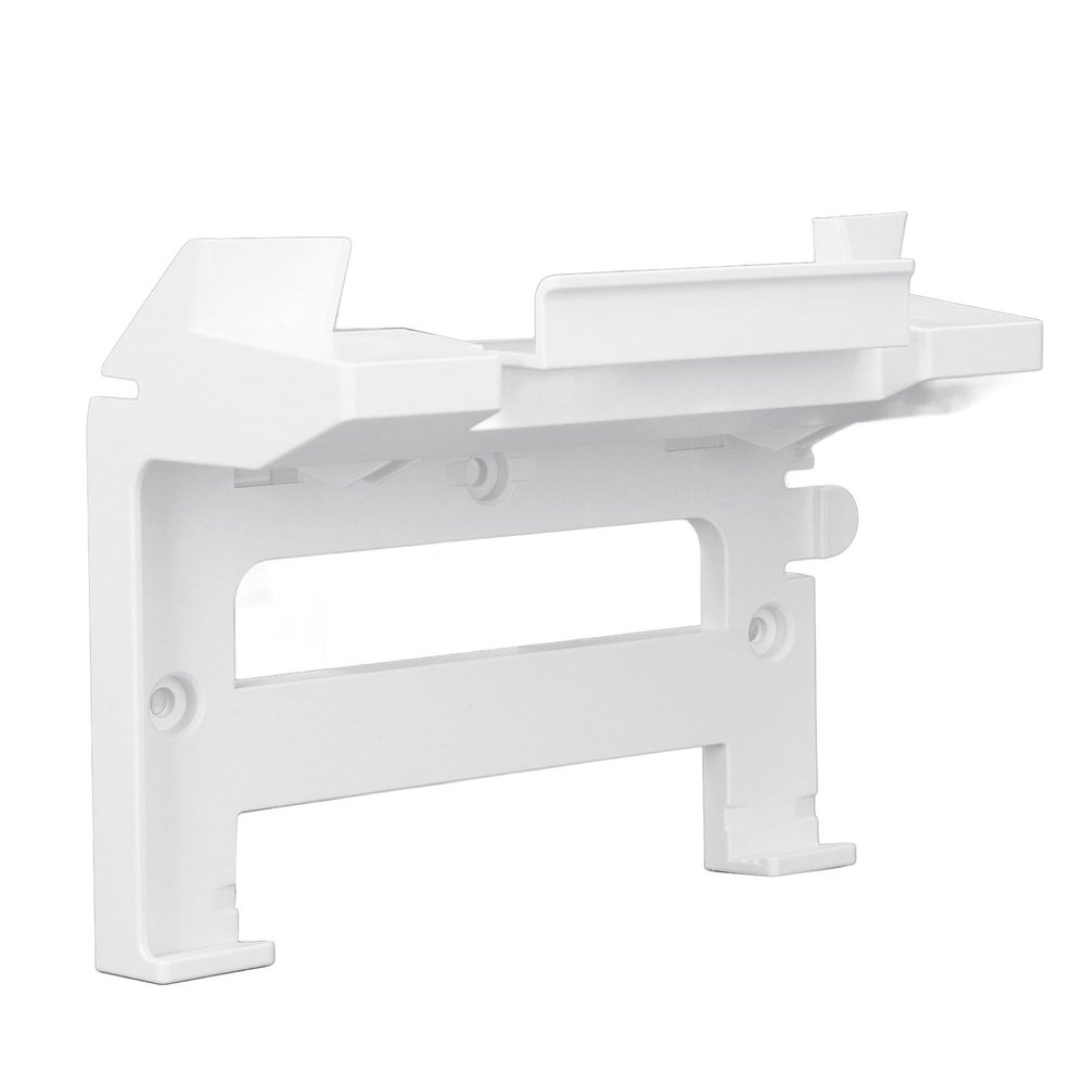 Router and Power Wall Mount 2 in 1 Satellite Router Holder ABS Satellite Wall Mount for Gen 3 Mesh Power Supply Compatible with Internet Kit