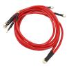 5 Pcs Car Earth Ground Cable, Car Grounding Cable Improve Start Performance DC 0 To 48V Copper Clad Aluminium PVC for Car Boat Truck SUV (Red) view 2