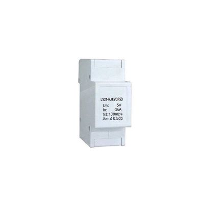 Ly21-RJ45 DIN Rail Style Ethernet Surge Protector Surge Generator