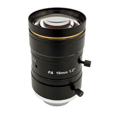 16mm C-Mount Lens 1.2" 25MP Adjustable Aperture Machine Vision Commonlands CIL553-F2.8-CMANIR