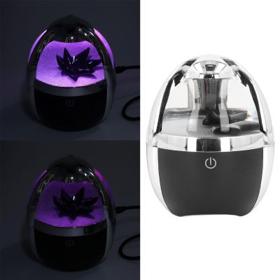 Ferrofluid Sound Visualizer, Dancing Ferrofluid Speaker, Ferro Fluid Speaker, Portable Colourful Light Desktop Decoration Magnetic Fluid Lamp for Camping Picnics