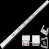 36" Hardwired Power Strip (NO Power Cord), 9 Vertical Tamper Resistant Outlets (NEMA 5-15R - NOT 20Amp), NO Ears (Without mounting tabs on Both Ends), White view 1
