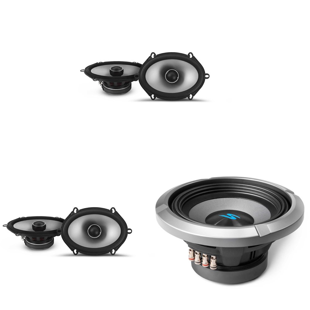 Alpine S-Series (2 Pair) S2-S68 & S2-W8D4 8" Bundle