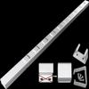 36" Hardwired Power Strip (NO Power Cord), 9 Vertical Tamper Resistant Outlets (NEMA 5-15R - NOT 20Amp), NO Ears (Without mounting tabs on Both Ends), USB, White view 1