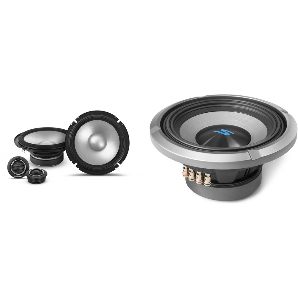 Alpine S-Series S2-S65C & S2-W10D4 10" Bundle