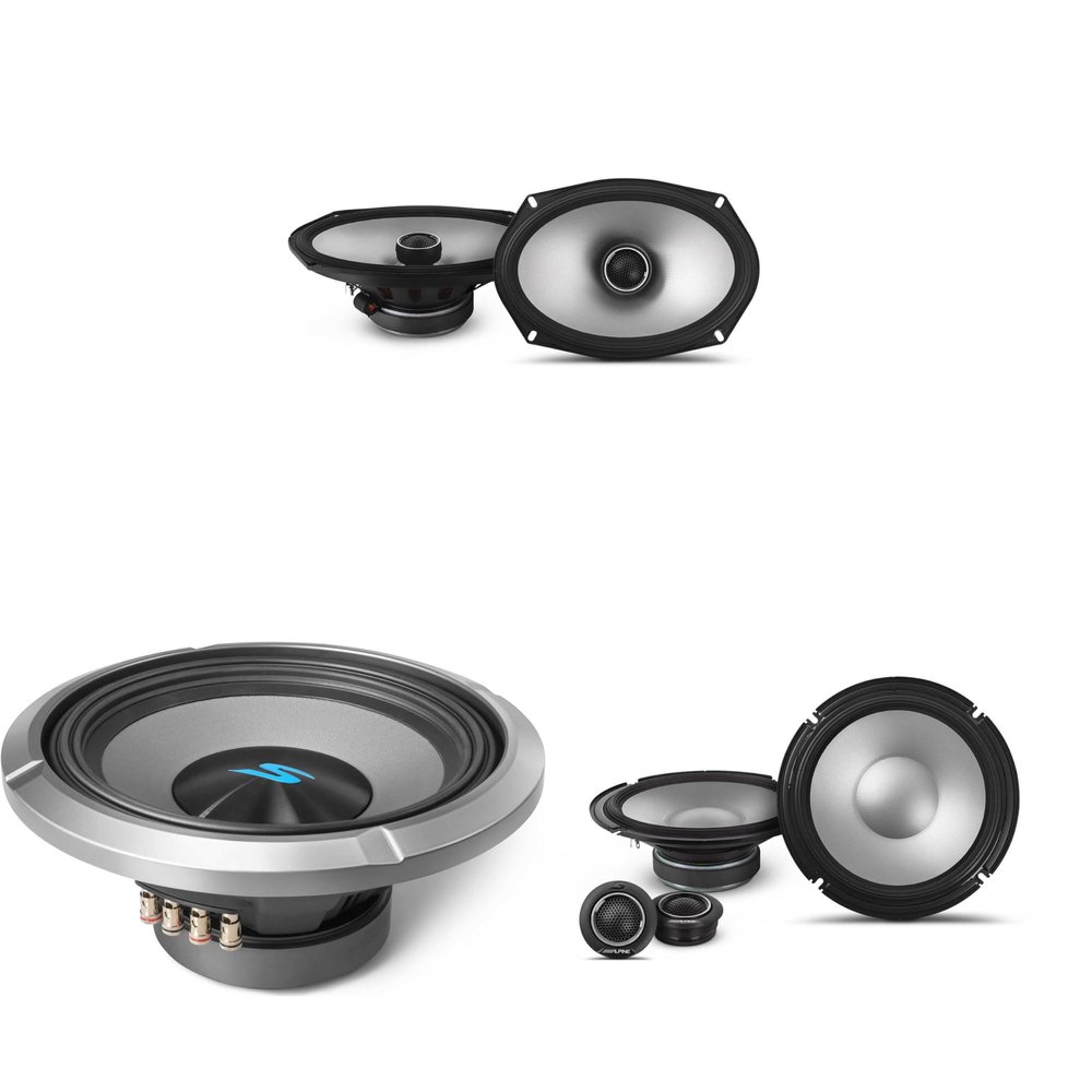 Alpine S-Series S2-S80C, S2-S69 & S2-W12D4 12" Bundle