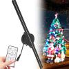 NzEupno WiFi 3D Hologram LED Fan Projector, Animated Holographic Display, Hologram Advertising with Remote for Shop, Bar, Christmas Halloween Party Events,3PCS view 1