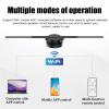 NzEupno WiFi 3D Hologram LED Fan Projector, Animated Holographic Display, Hologram Advertising with Remote for Shop, Bar, Christmas Halloween Party Events,3PCS view 2