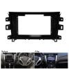 10.1INCH Car Radio Frame Compatible with Navara NP300 Renault Alaskan 2014-15 Dash Kit Dashboard Trim Frame Stereo Panel Bezel(BALCK frame) view 2