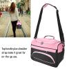 PABVZS Hairdressing Tool Carrying Bag Travel Storage Case Bag with Shoulder Strap Portable Barber Toolkit Storage Bag Large Capacity Pro Hairdressing Hair Equipment Salon Tool Carrying Bag(Rose Pink) view 4