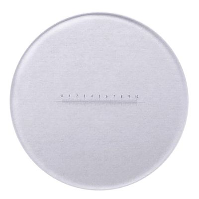 Microscope X=10 Mm Ocular Micrometer DIV 0.1 Mm Reticle Ruler Horizontal Measuring Eyepiece Diameter 20 Mm 29 Mm for Microscope(Diameter 23 mm)