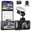 AZDOME M01 Max UHD 4K Dash Cam Front and Rear, Built-in Wi-Fi, Free 64GB Card, App Control, 4K+1080 Dash Camera for Car, Built-in ADAS, G-Sensor, IP68 Waterproof, 24H Parking Mode Dashcam view 1