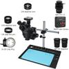 Microscope 3.5X-90X Simul-Focal Continuous Zoom Trinocular Stereo Microscope 38MP H_D USB Camera 1/2 CTV C-Mount Lens Adapter Big Workbench(38MP CTV 0.5X Lens) view 2