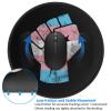 Rqwaaed Resist Fist Transgender Flag Trans Pride 2 PCS Charming Round Mouse Pad Cute Design Non-Slip Waterproof 8x8 in view 4