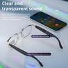 Giinova Smart Bluetooth Glasses for Women Men with Speaker Physical Color-Change Anti-Blue Light Polarized Built-in Microphone for Android iOS (Silver Frame) view 4