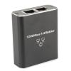 Aluminum Alloy Ethernet Splitter to 2 with USB Power Cable LAN Adapter for TV,PC,and Router view 2